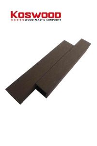 Thanh lam gỗ nhựa Koswood LAM50X50 màu Coffee