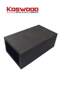 Thanh lam gỗ nhựa Koswood LAM60X40 màu Dark Grey