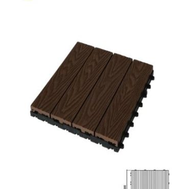 Vỉ gỗ nhựa ngoài trời Hobi Wood màu OAK Brown